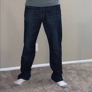 Men’s Lucky Brand jeans.